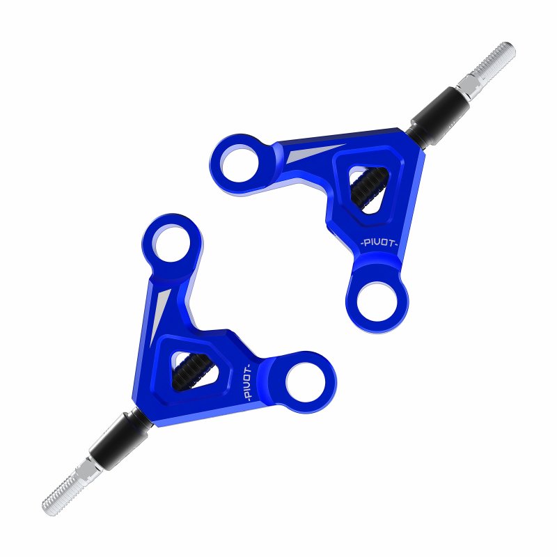 3RACING Auper D6 Aluminium Rear Upper Arm Blue - SAK-D6823/BU