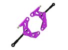 3RACING Auper D6 Aluminum Front Lower Arm Ver. 2 Purple - SAK-D6802/PU/V2 3RACING Auper D6 Aluminum Front Lower Arm Ver. 2 Purple - SAK-D6802/PU/V2