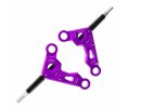3RACING Auper D6 Aluminium Front Upper Arm Purple - SAK-D6822/PU 3RACING Auper D6 Aluminium Front Upper Arm Purple - SAK-D6822/PU