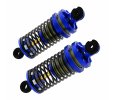 3RACING Auper D6 Aluminum Rear Big Bore Absorber Blue - SAK-D6818/BU