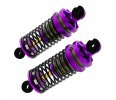 3RACING Auper D6 Aluminum Rear Big Bore Absorber Purple - SAK-D6818/PU