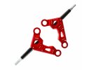 3RACING Auper D6 Aluminium Front Upper Arm RED - SAK-D6822/RE 3RACING Auper D6 Aluminium Front Upper Arm RED - SAK-D6822/RE