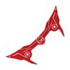 3RACING Auper D6 Aluminum Front Bumper Red - SAK-D6804/RE