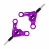 3RACING Auper D6 Aluminium Rear Upper Arm Purple - SAK-D6823/PU