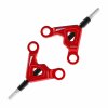 3RACING Auper D6 Aluminium Rear Upper Arm RED - SAK-D6823/RE