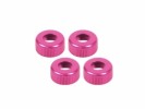 3RACING Sakura D3 CS SPORT Sakura Zero Oil Shock Bottom Cap (4pcs) - SAK-D124/PK