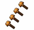 3RACING Sakura D5 AL One Piece Wheel Nuts (Orange) - SAK-D5657/OR 3RACING Sakura D5 AL One Piece Wheel Nuts (Orange) - SAK-D5657/OR