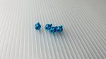 3RACING Sakura D5 AL One Piece Wheel Nuts (Light Blue) - SAK-D5657/LB