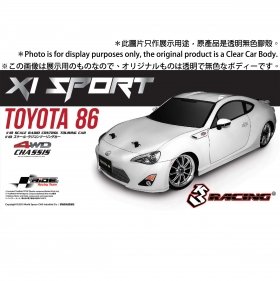 3RACING Sakura XI Sport 1/10 Touring & Toyota 86 Body Set - KIT-86XS