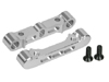 Kyosho LAZER ZX-5 Aluminium Front Suspension Mount Set - Silver Color - 3RACING ZX5-02/SI