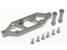 Kyosho Mini Inferno /Kyosho Mini Inferno ST Rear Brace Stiffener -Silver Color - 3RACING MIF-015/TI