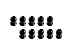 3RACING 5.8MM Hex Ball Stud L=5 (10 pcs) - Black - 3RAC-BS58H5/BL