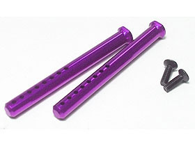 3RACING Aluminium Body Post 60mm - Purple - 3RAC-BP60/PU