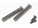 3RACING Aluminium Body Post 40mm - Titanium - 3RAC-BP40/TI