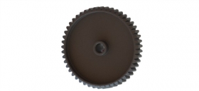 3RACING 48 Pitch Pinion Gear 49T (7075 w/ Hard Coating) - 3RAC-PG4849