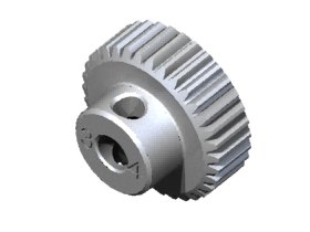 3RACING 64 Pitch Pinion Gear 34T (7075 w/ Hard Coating) - 3RAC-PG6434