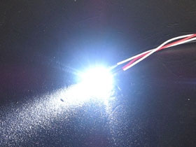3RACING 5mm Flash LED Light - White - 3RAC-FLD05/WI