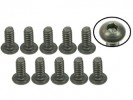 3RACING #4-40 x 1/4 Titanium Button Head Hex Socket - Machine (10 Pcs) - TS-BS4140M