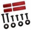 Tamiya Mini 4WD 4mm Hex post set (Red) - 3Racing M4WD-02/RE