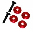 Tamiya Mini 4WD M6.4 X 1.7 Ball Bearing Spacer (red) - 3Racing M4WD-03/RE