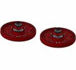 Tamiya Mini 4WD 17mm Aluminum Ball -Race Rollers ( Ringless )(Red) - 3RACING M4WD-31/RE