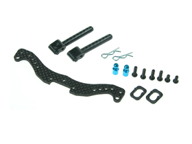 Tamiya TA05 /TA05-IFS /TA05-R Rear Graphite Shock Tower - 3Racing TA05-03/WO