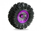 Team Losi 8IGHT 2.2 Inch Clawer Tyre Set - Circle ( 4pcs ) - Purple - 3Racing WH-27/PU