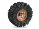 Team Losi 8IGHT 2.2 Inch Crawler Tyre Set - Mesh ( 4pcs) - Orange - 3Racing WH-28/OR