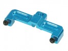 Team Losi MICRO-T Aluminium Steering Rack - Light Blue Color - 3RACING MI-05/LB