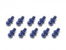 Team Losi Mini-T 3.9mm Aluminum Ball Stud Set (10 Pcs) - 3RACING MT-031