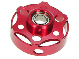 Team XRAY NT1 Aluminium 2ND Gear Adaptor - Red color - 3RACING XN1-05/RE