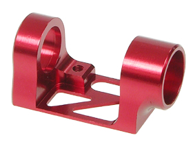 Team XRAY NT1 Aluminium Center Bulk - Red Color - 3RACING XN1-07/RE