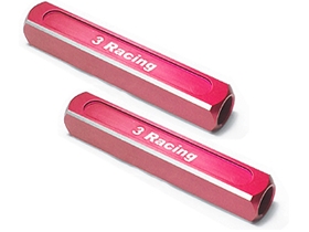 3RACING 13mm Droop Gauge Blocks (2 Pcs) - Red - ST-003/RE