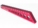 3RACING Droop Gauge -4 to 10mm - Red - ST-004/RE