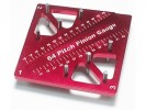 3RACING Pinion & Camber Gauge - Red - ST-007/RE