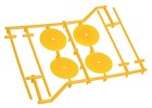 3RACING 1/10 Type Set Holder (4 pcs) - Yellow - WH-06/YE