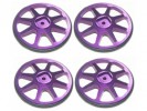 3RACING Setup Wheels (4 Pcs) - Purple - ST-001/PU4